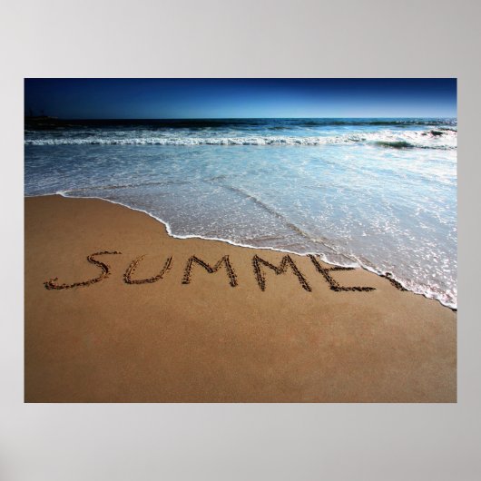 Ende Sommer Poster Print (Vorne)