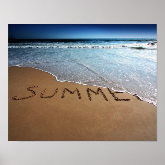Ende Sommer Poster Print (Vorne)