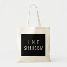 Ende Speciesism vegane Tierrecht-Taschen-Tasche