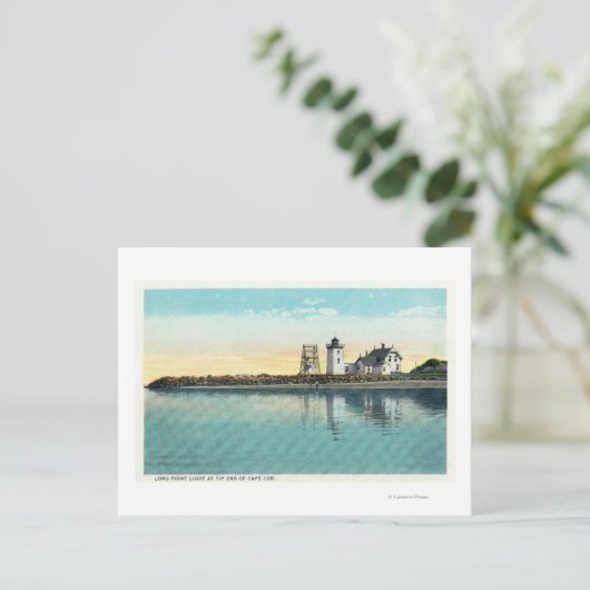 Ende Tipp für Cape Cod View of Long Point Postkarte (Stehend Vorderseite)