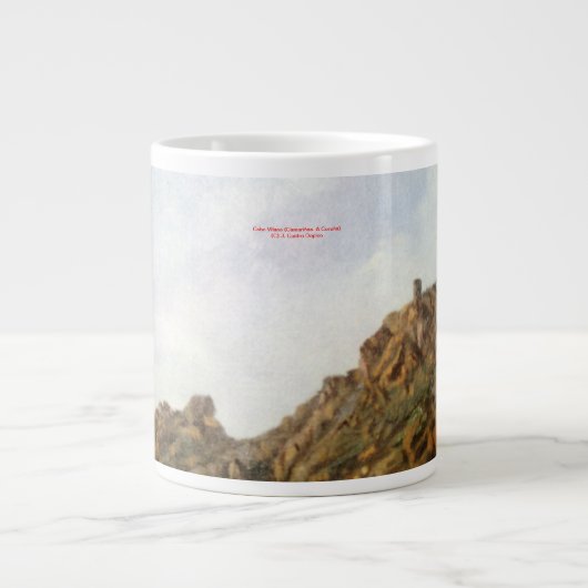 Ende Vilano (Camariñas. Zu Coruña) Jumbo-Tasse (Vorderseite)