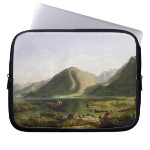 Ende von Genfersee, 1835 (Öl auf Leinwand) Laptopschutzhülle