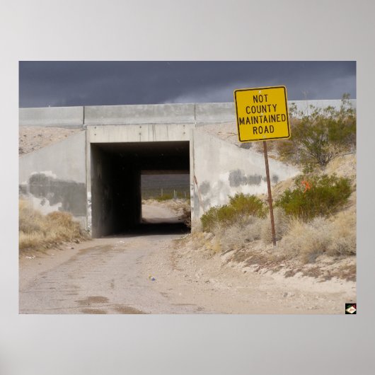 Ende von Las Vegas Blvd. Poster Print (Vorne)