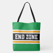 ENDE ZONE Fett Bright Green Yellow Black Strips Tasche (Rückseite)
