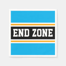ENDE ZONE Fun Sky Blue Black Yellow Racing Streife