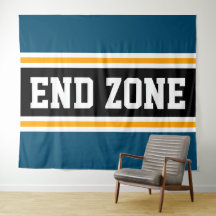 ENDE ZONE Fun Sporty Aquamarin Black Yellow Stripe