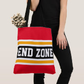 ENDE ZONE Sporty Bright Red Gelb Black Stripes Tasche (Von Nahem)