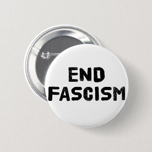 Enden-Faschismus Button (Vorne & Hinten)