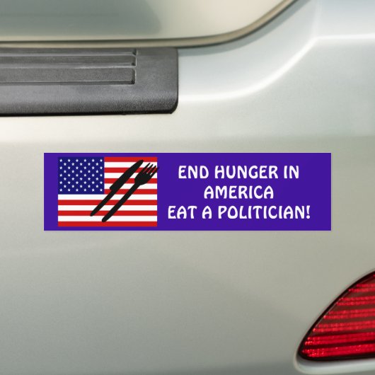 ENDEN-HUNGER IN AMERIKA AUTOAUFKLEBER (Auf Auto)