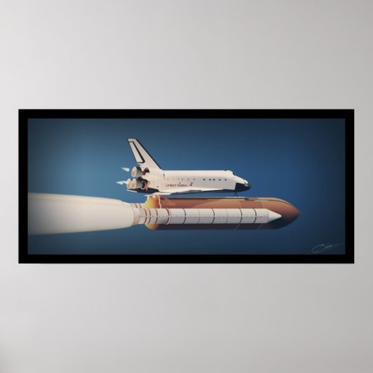 Endevour Spaceshuttle Poster (Vorne)