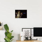 Endevour und Erde Poster (Heimbüro)