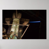 Endevour und Erde Poster (Vorne)