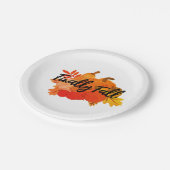 Endfall Pappteller (Schrägansicht)