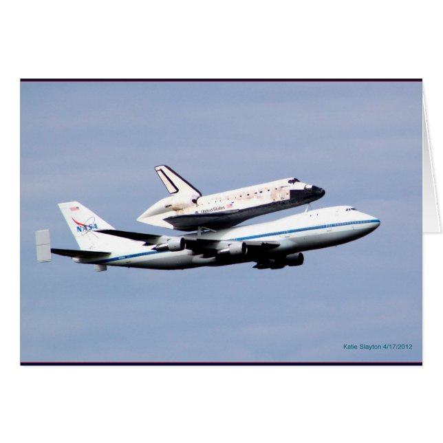 Endflug mit dem Shuttle "Discovery Space" (Vorderseite (Horizontal))