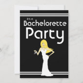 Endflug vor der Blondine Einladung (Rückseite)