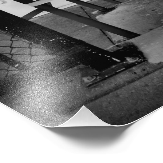 ‚Endgefroren‘ Fotodruck (Ecke)