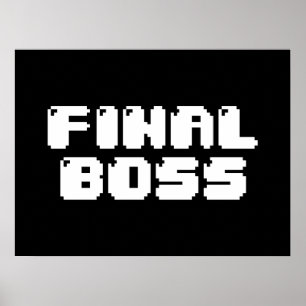 ENDGÜLTIG BOSS POSTER