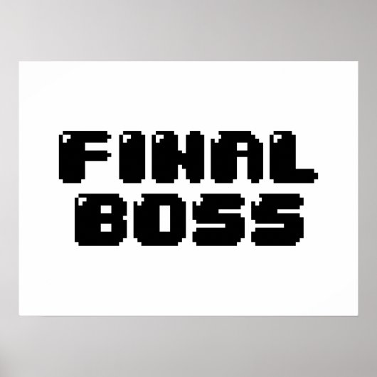 ENDGÜLTIG BOSS POSTER (Vorne)
