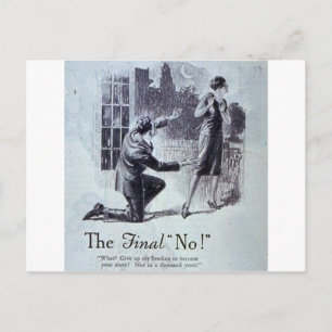 Endgültige Nummer Postkarte