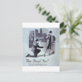 Endgültige Nummer Postkarte (Stehend Vorderseite)