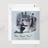 Endgültige Nummer Postkarte (Vorne/Hinten)