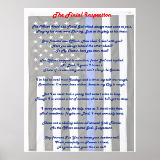 Endgültige Polizeiposter Poster