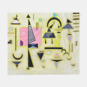 Endgültige Rosy, Wassily Kandinsky Fleecedecke (Vorderseite (Horizontal))
