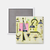 Endgültige Rosy, Wassily Kandinsky Magnet (Vorderseite/Rückseite)