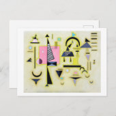 Endgültige Rosy, Wassily Kandinsky Postkarte (Vorne/Hinten)