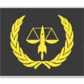 Endgültiger Aufkleber an der Grenze (Vorderseite)