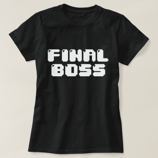 ENDGÜLTIGER BOSS-T - Shirt (Design vorne)