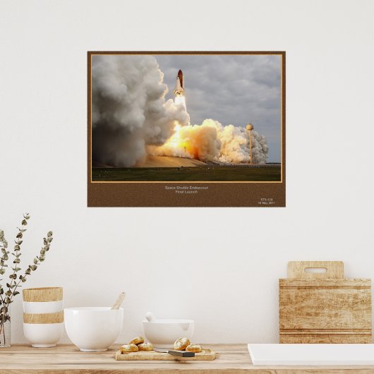 Endgültiger Start von STS-134 Poster (Küche)