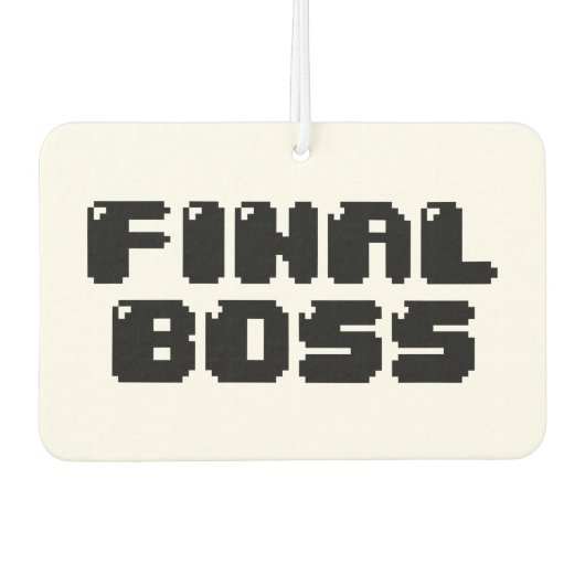 ENDGÜLTIGES BOSS AUTOLUFTERFRISCHER (Vorderseite)