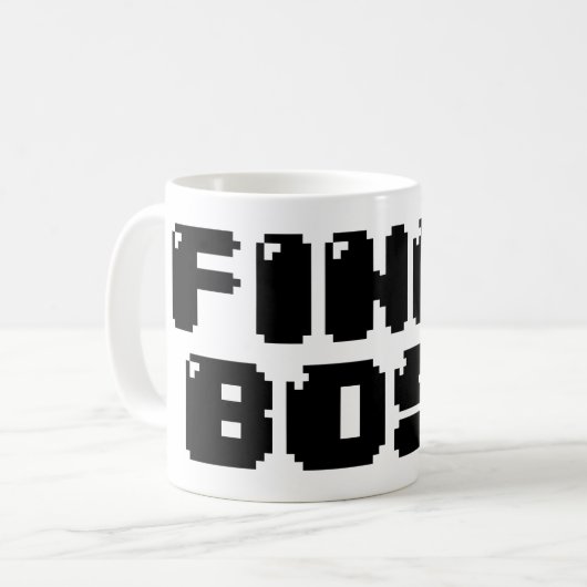 ENDGÜLTIGES BOSS KAFFEETASSE (Vorderseite Links)