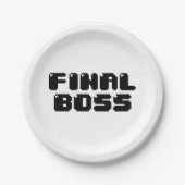 ENDGÜLTIGES BOSS PAPPTELLER (Vorderseite)