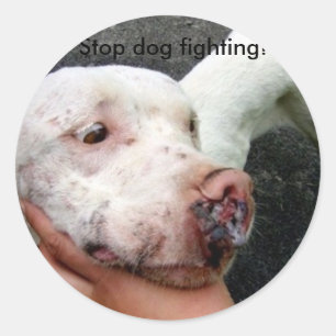 Endhundefighting! Aufkleber