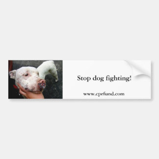 Endhundefighting! Autoaufkleber