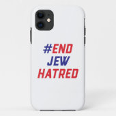 #EndJewHatred iPhone Case in Weiß (Rückseite)