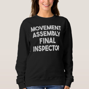 Endkontrolleiter der Bewegungsmontage Sweatshirt