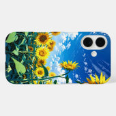 Endless Anime Sunflower Field Case-Mate iPhone Hülle (Rückseite (Horizontal))