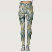Endless Birch Tree Dreamscape Trees Misty Forest Leggings (Vorderseite)