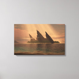 Endless Blue (Sunbeam) Leinwanddruck