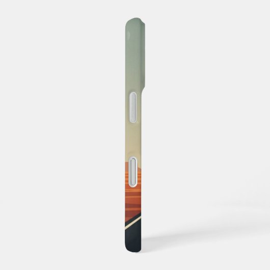 Endless Desert Highway iPhone 16 Hülle (Rechte Seite)