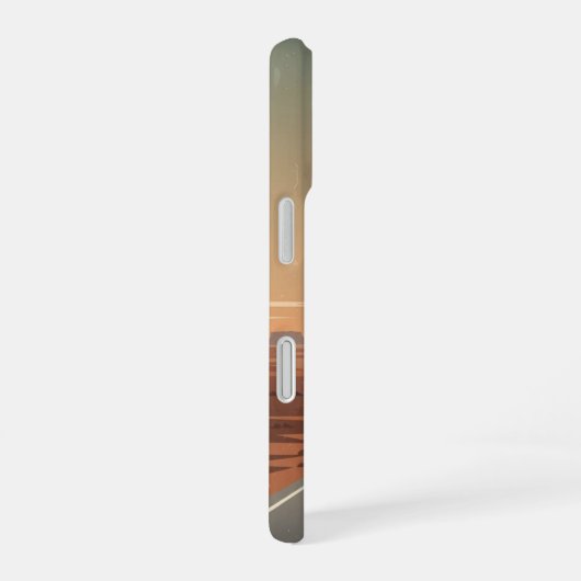 Endless Desert Highway iPhone 16 Hülle (Rechte Seite)