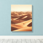 Endless Desert Horizons Wall Panel Leinwanddruck (Insitu (Holzboden))