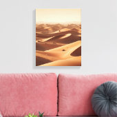 Endless Desert Horizons Wall Panel Leinwanddruck (Insitu (Wohnzimmer))