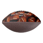 Endless footballs pattern sports coach thank you (Gedreht 90)