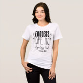 Endless Hope Not Hopeless End Romans 15:13 Tri-Blend Shirt (Vorderseite voll)