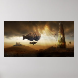 Endless Journey Steampunk Unglaubliches Abenteue Poster