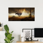 Endless Journey | Steampunk Unglaubliches Abenteue Poster (Heimbüro)
